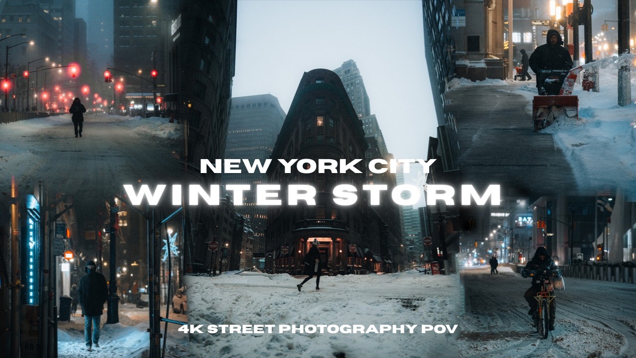 The Winter Storm | New York City Street Photography (Sony A7IV)