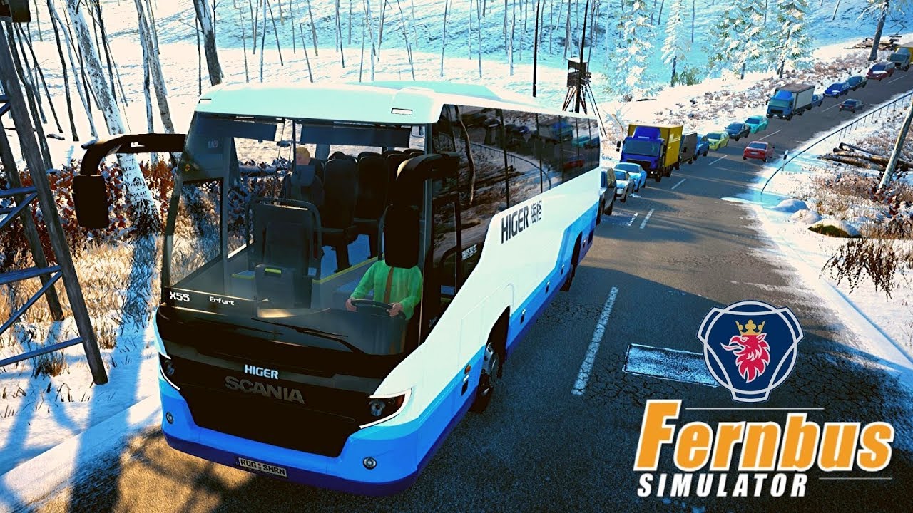 Fernbus Simulator - Scania Touring ! ! ! Oberhof → Erfurt | Logitech G920 |