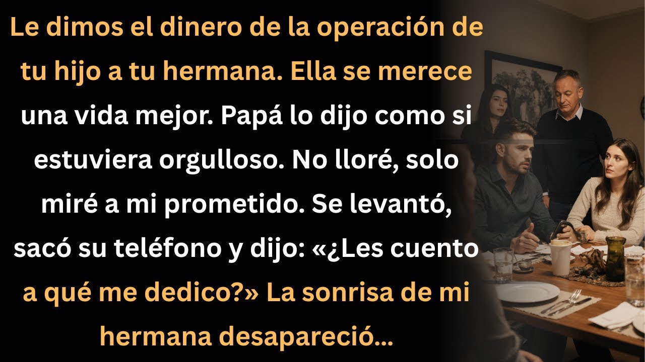 Le dieron el dinero de mi hijo a mi hermana… su sonrisa desapareció cuando él habló.