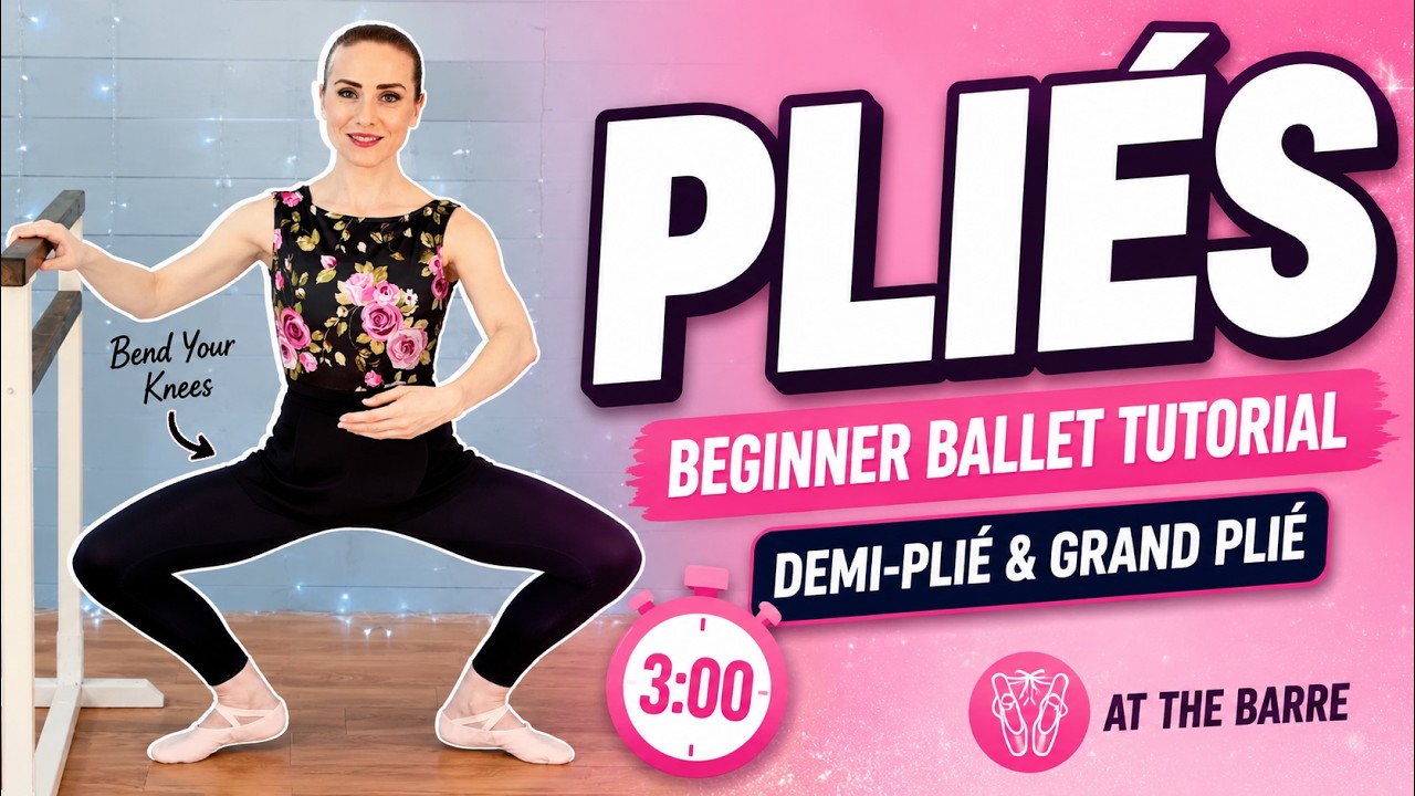 Beginner Ballet Barre | Plies | Learn how to, tutorial tips