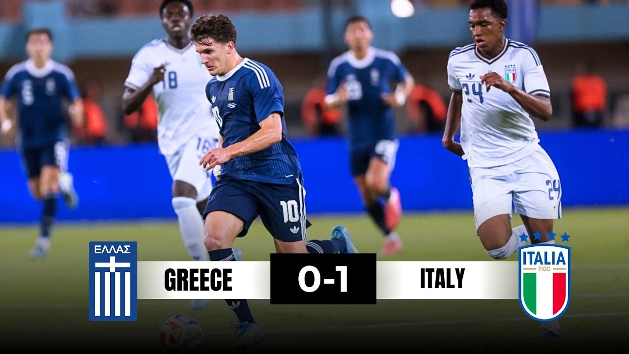 Greece-Italy 0-1 &bull; Extended Highlights &bull; 🇬🇷 🇮🇹 Friendly 7/6/2026