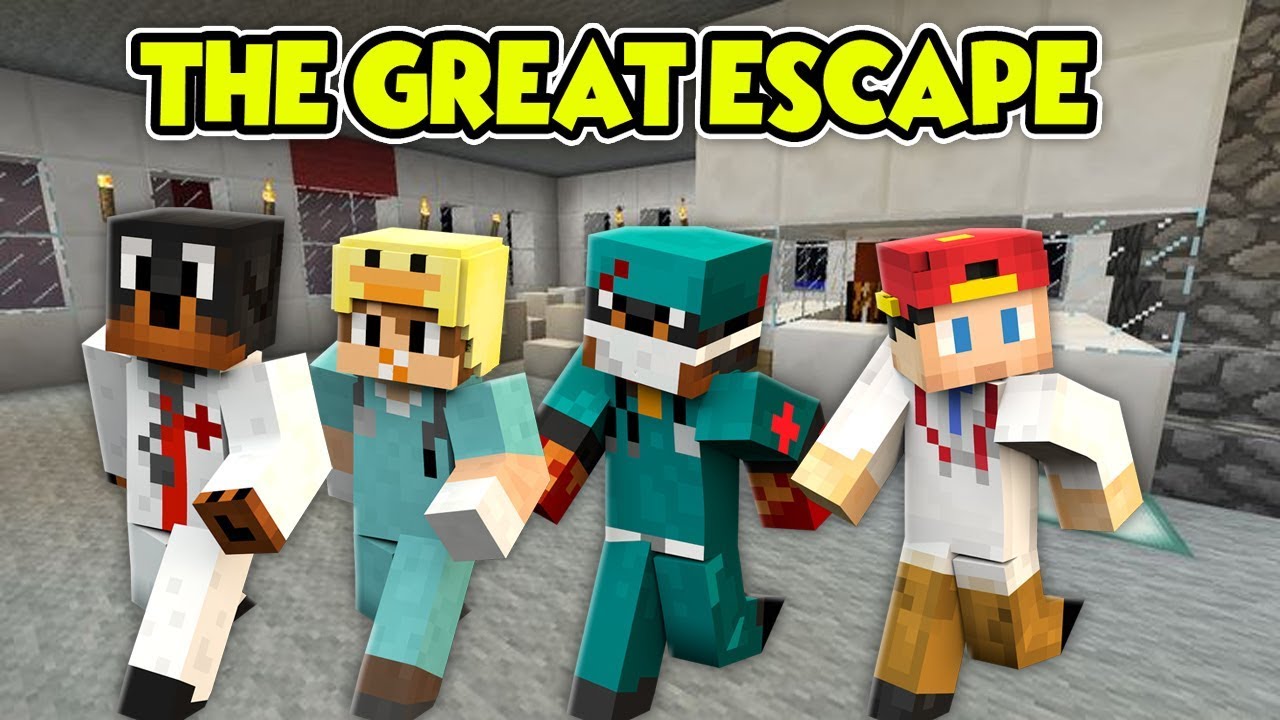 MINECRAFT THE GREAT ESCAPE - THE LITTLE CLUB ESCAPE THE HOSPITAL