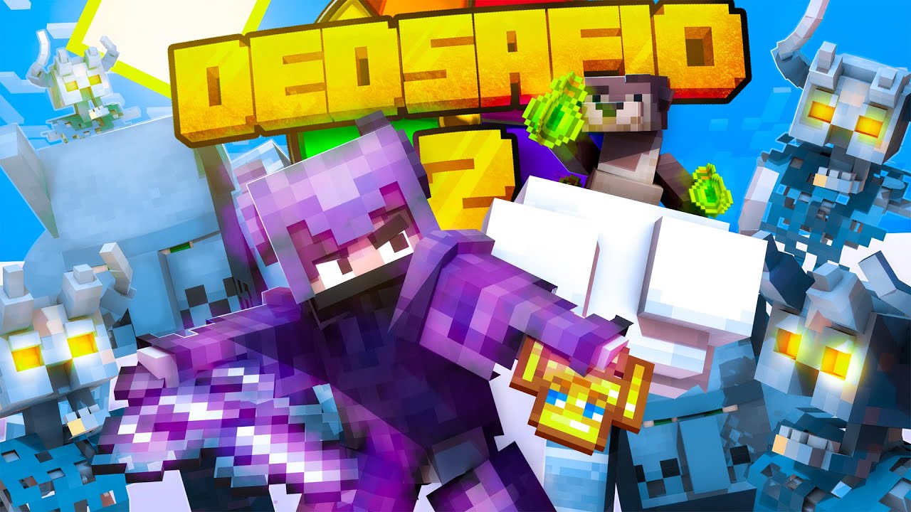 VAMOS a la DUNGEON del CIELO | DEDsafioMinecraft2💀 Día 16