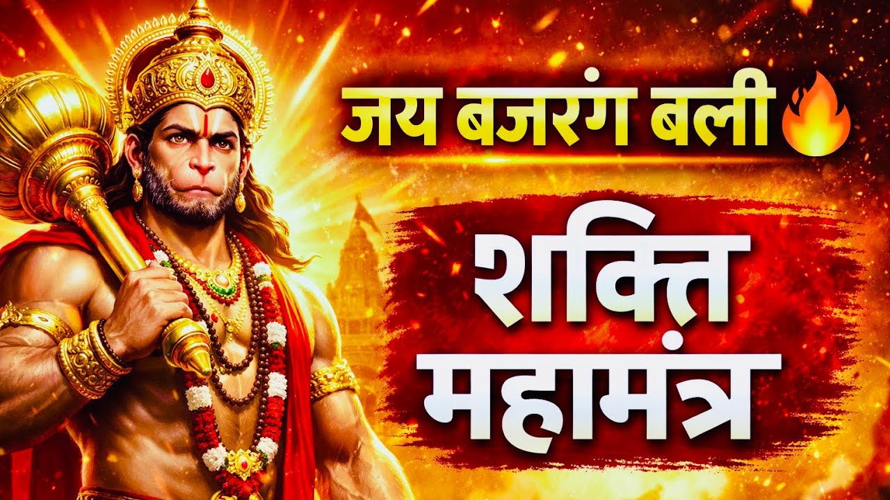 Hanuman Ji Shakti Mahamantra 🚩 | 16 Minutes Powerful Jap | सारे संकट दूर होंगे