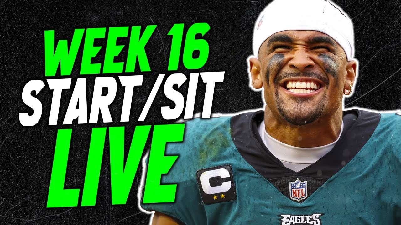 LIVE Week 16 Start/Sit Fantasy Football Advice Q&A | Fantasy Football 2025