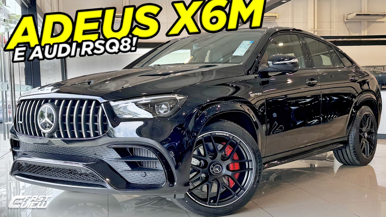 NOVO MERCEDES AMG GLE 63S COUPÉ 2024 LANÇAMENTO V8 BITURBO INSANO MELHOR QUE BMW X6M E AUDI RSQ8?