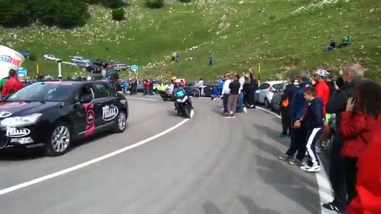 SPARANISE ARRIVO DEL GIRO D'ITALIA A CAMPITELLO MATESE ANNO 2015