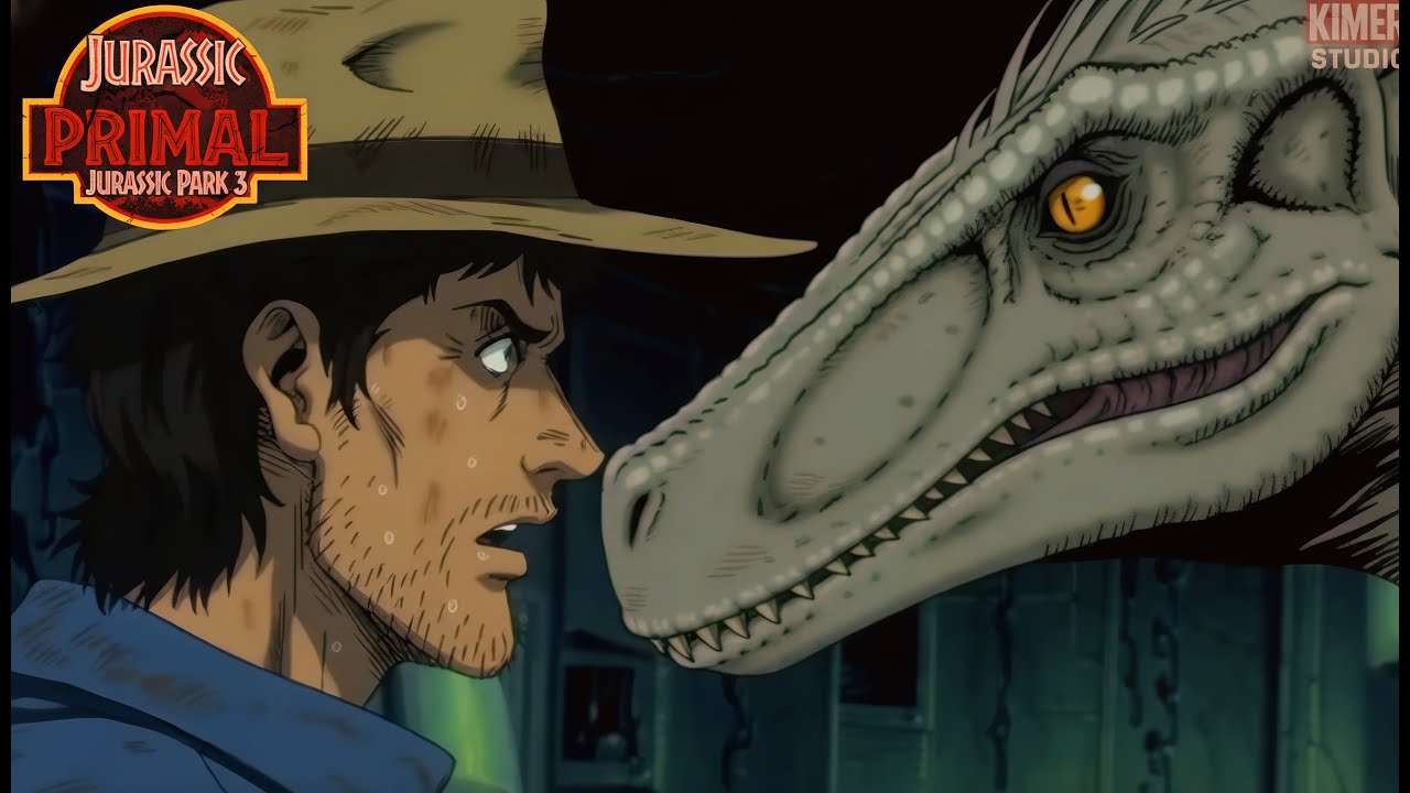 JURASSIC PARK PRIMAL 💀 | Jurassic Park 3 🎬 | [ANIME STYLE 90s]