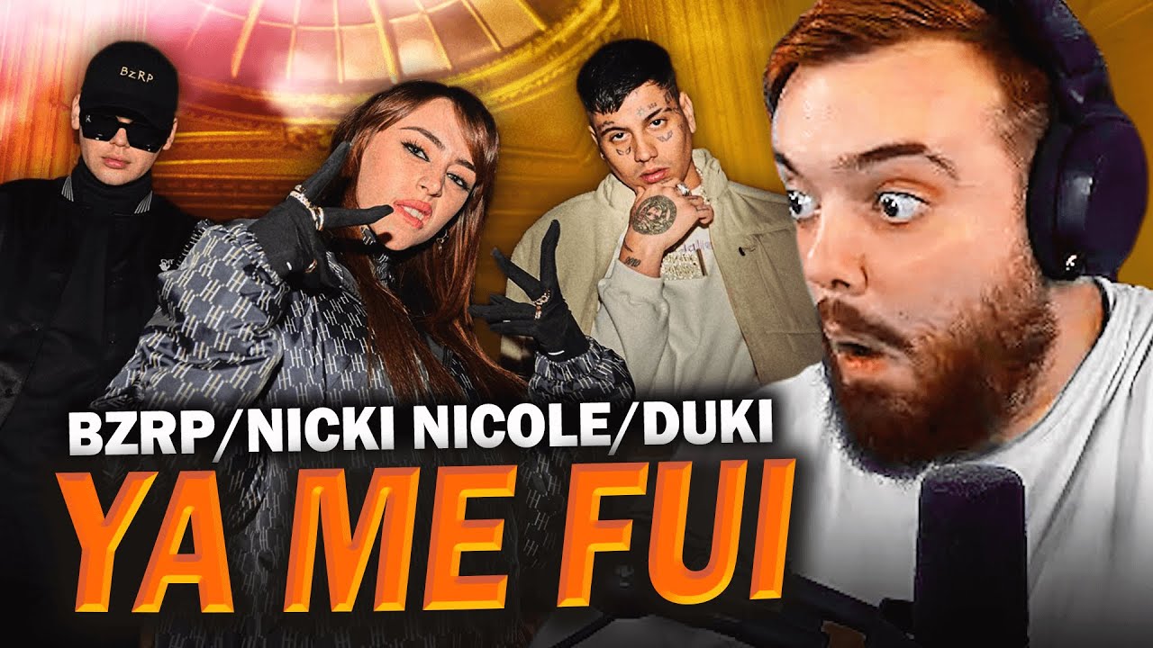 REACCIONANDO A ''YaMeFui'' - Bizarrap x Duki x Nicki Nicole