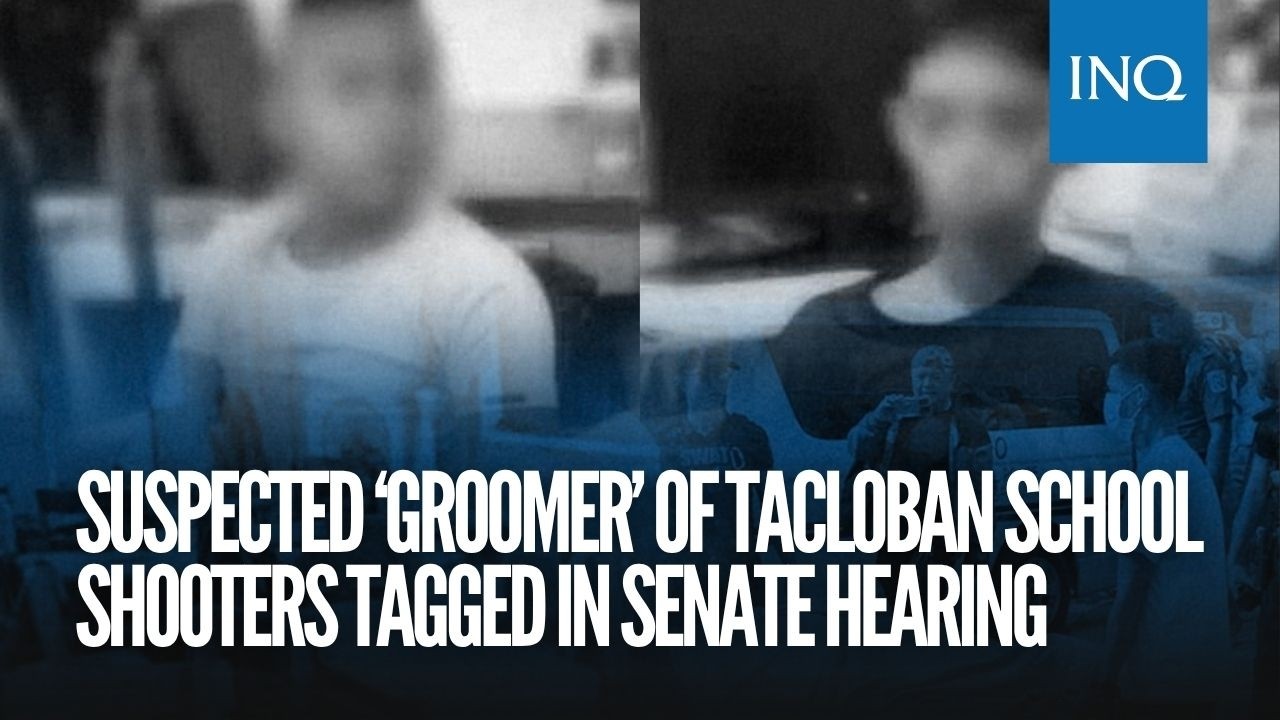 Suspected &lsquo;groomer&rsquo; of Tacloban school shooters tagged in Senate hearing