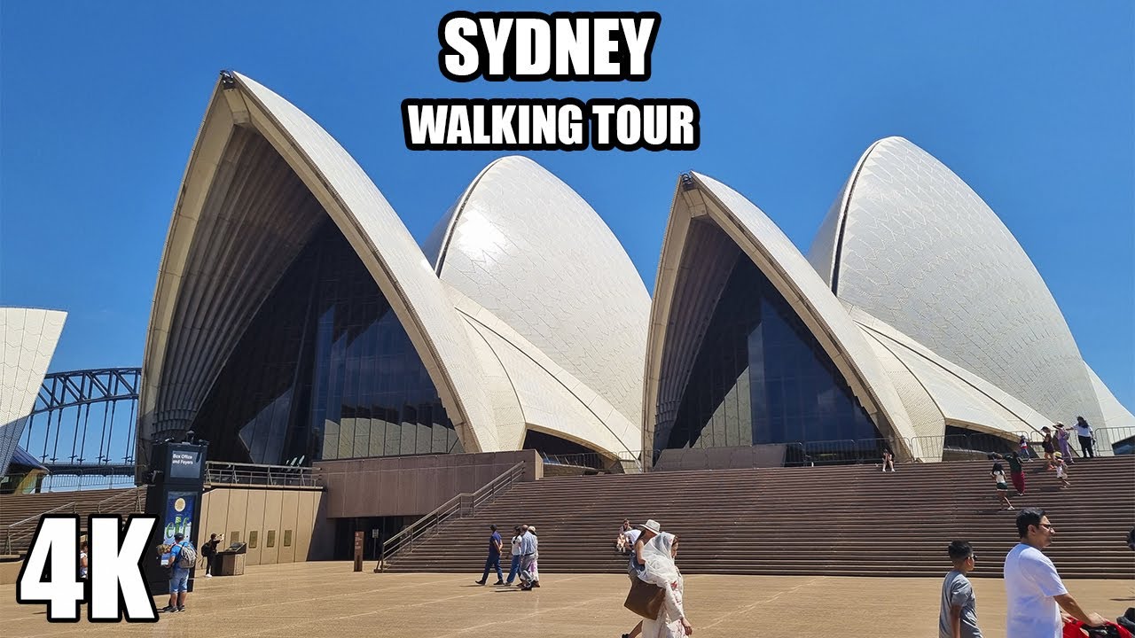 Sydney, Australia - Walking Tour on New Year's Day [4K 60fps]