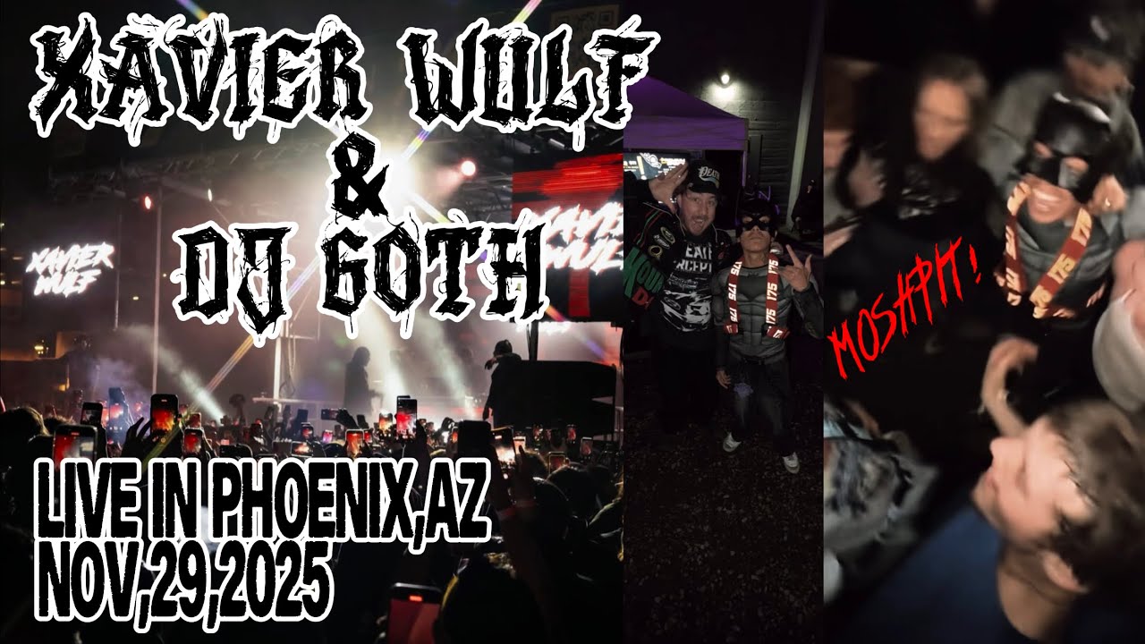 Xavier Wulf & Dj Goth Live In Phoenix,Az 9th & Jackson Nov,29,2025