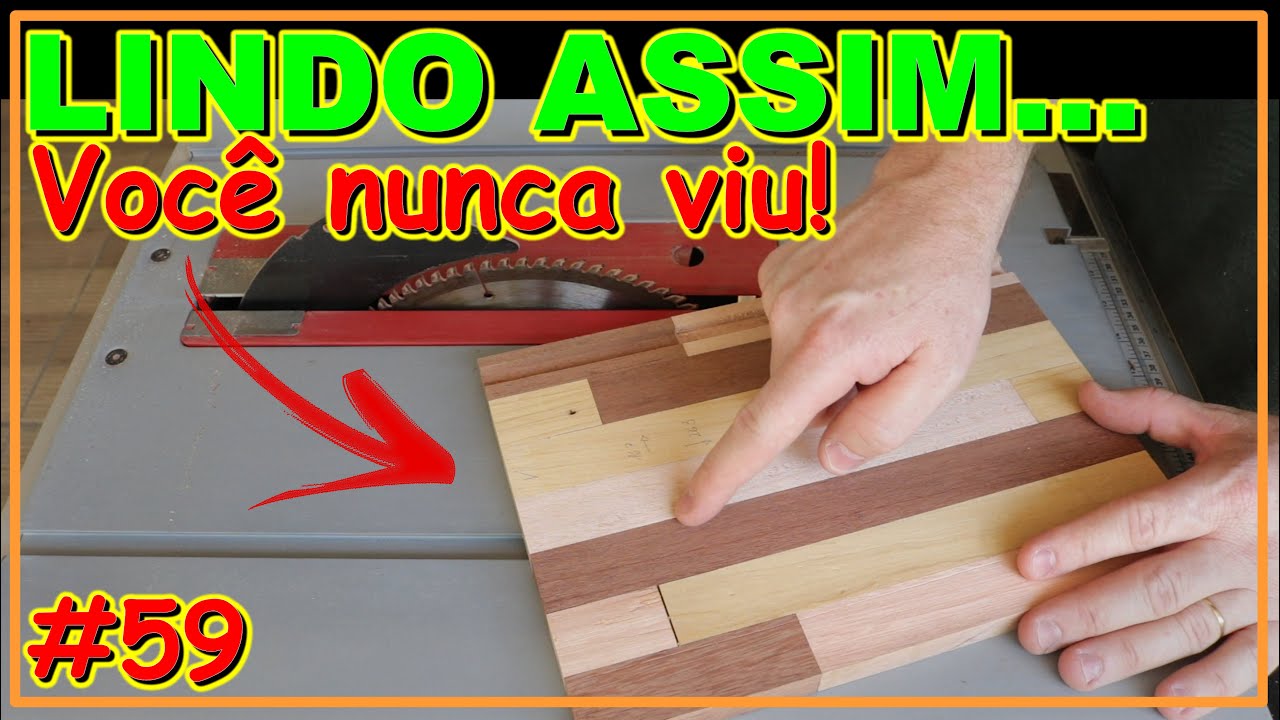 LINDO ASSIM VOCÊ NUNCA VIU (VÍDEO #59) #marcenariacriativa #marcenaria #artesanato #arteemmadeira