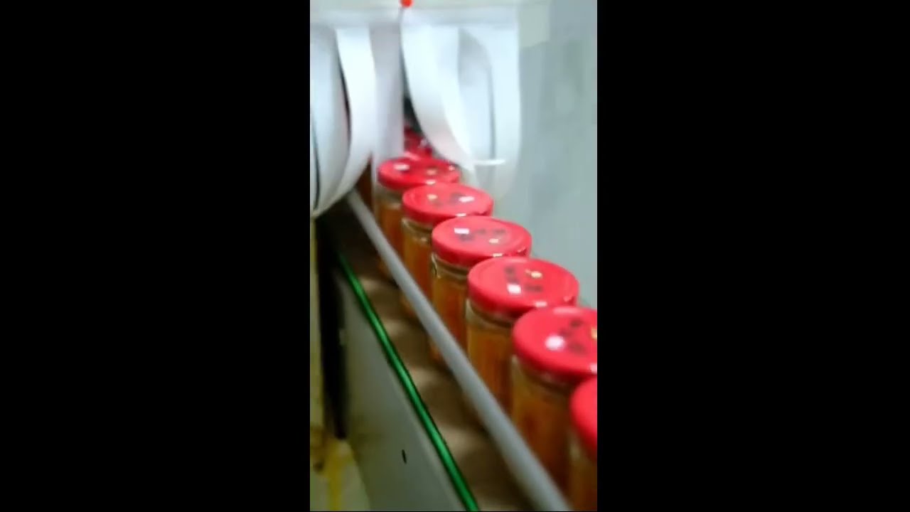 Bottled Chili Sauce Manufacturing & Packing Process