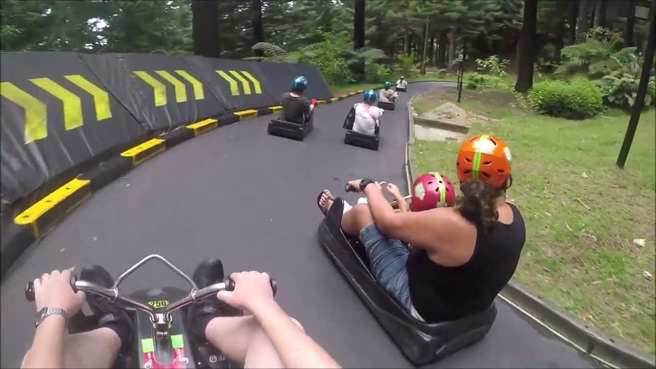 Skyline Rotorua Luge Run5 20240224 - TIki Tour (scenic) Track