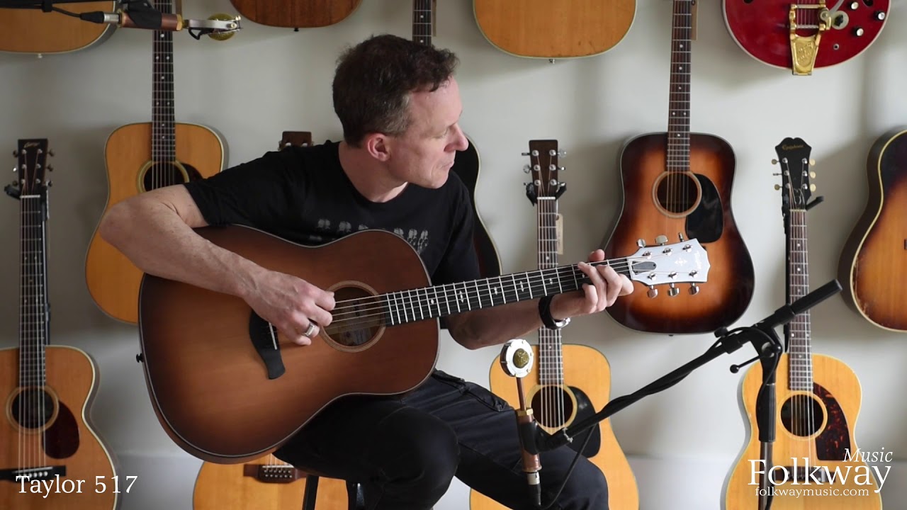 Folkway Music - Taylor 517, Demo by Jason Fowler.