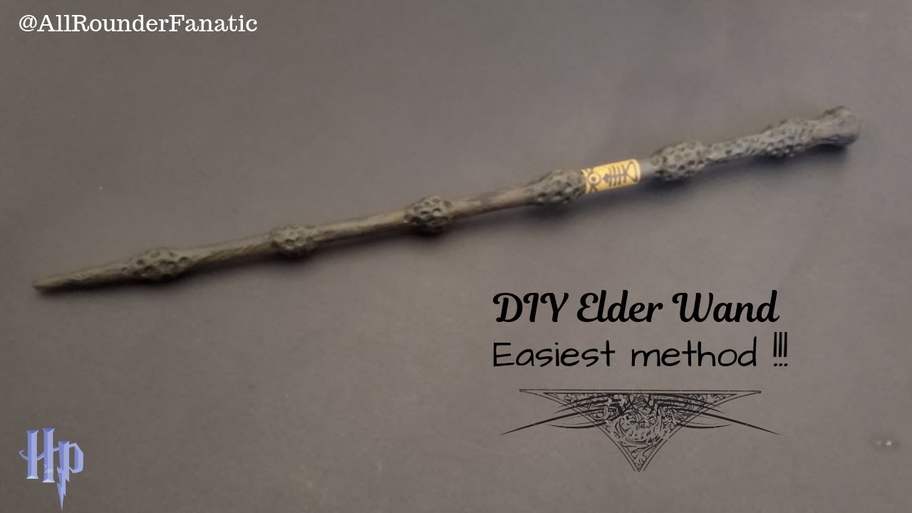 How to make Dumbledores ELDER WAND using TISSUE PAPER and PENCIL !!!
