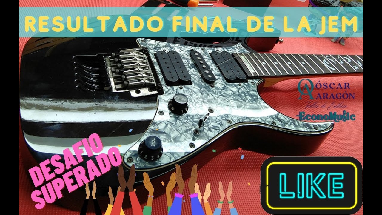 Rotura en puente flotante Ibanez JEM EconoMusic Luthier  Parte 2 FINAL