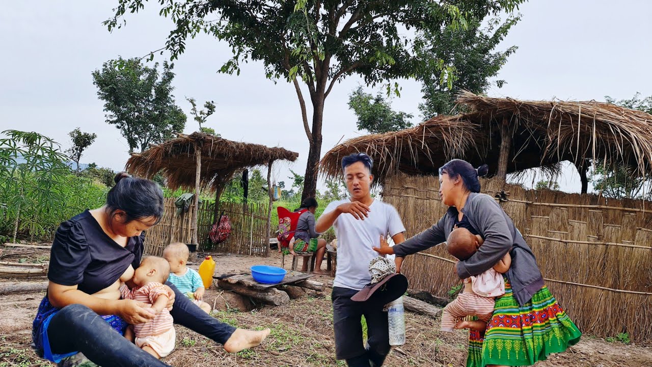the alcoholic father kicked the mother  and children out of the house to live in a lonely forest
