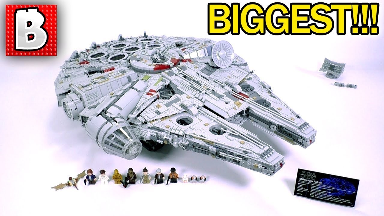 LEGO Star Wars 75192 Millennium Falcon 2017 Ultimate Collector Series Review! BIGGEST SET EVER!!!
