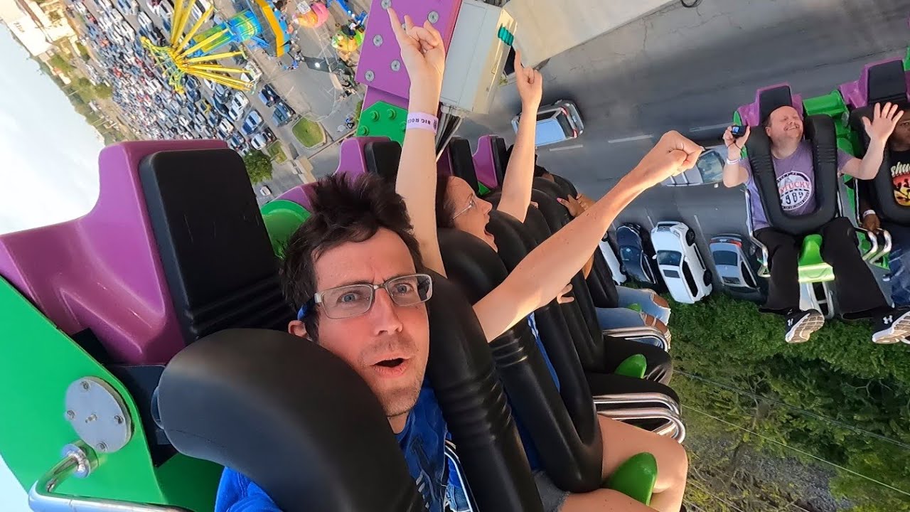 "The Beast" ride at Fayette Mall Spring Carnival (April 30th, 2022)