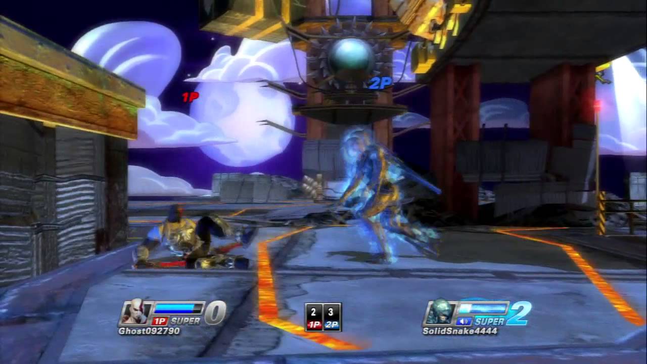 Playstation All Stars - Ghost092790 vs SolidSnake4444
