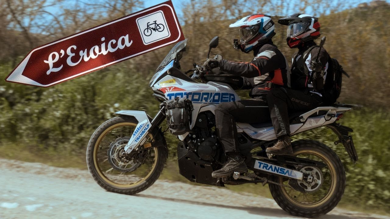Si può FARE l'EROICA in DOPPIO? (e provo la CFMOTO 800MT)