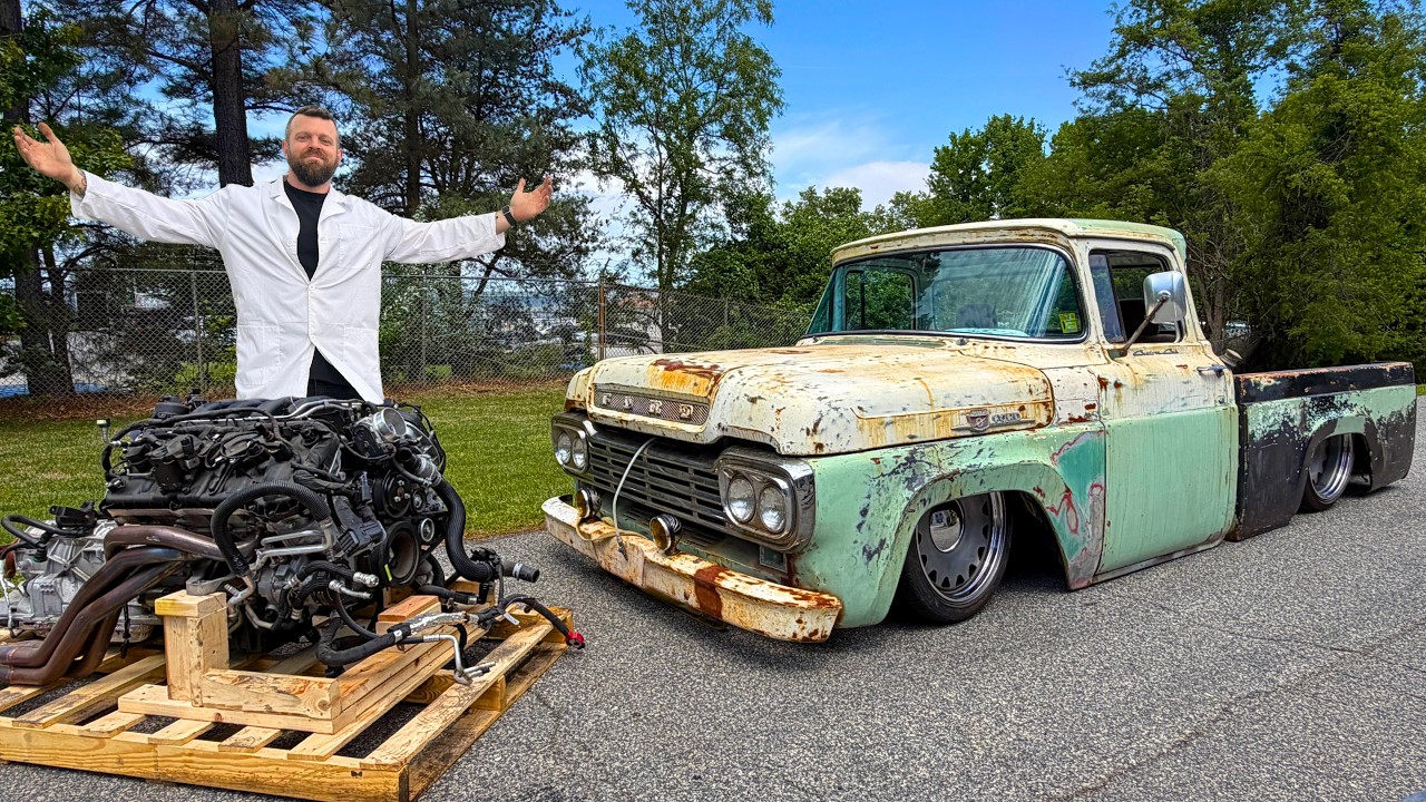 Мы установили двигатель Coyote в Ford 1950-х годов!