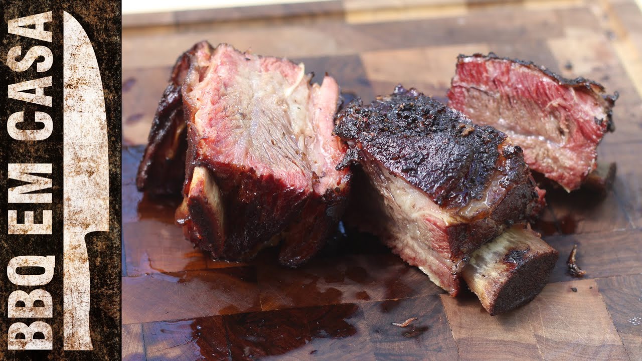 RECEITA DE COSTELA BOVINA DEFUMADA NO SMOKER (SMOKED BEEF RIBS)