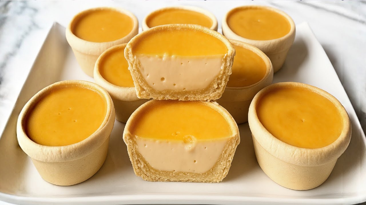 Resepi Tart Telur Sukatan Cawan Sangat Simple Dan Sedap / Egg Tart / Tart Telur Rangup Dan Lembut