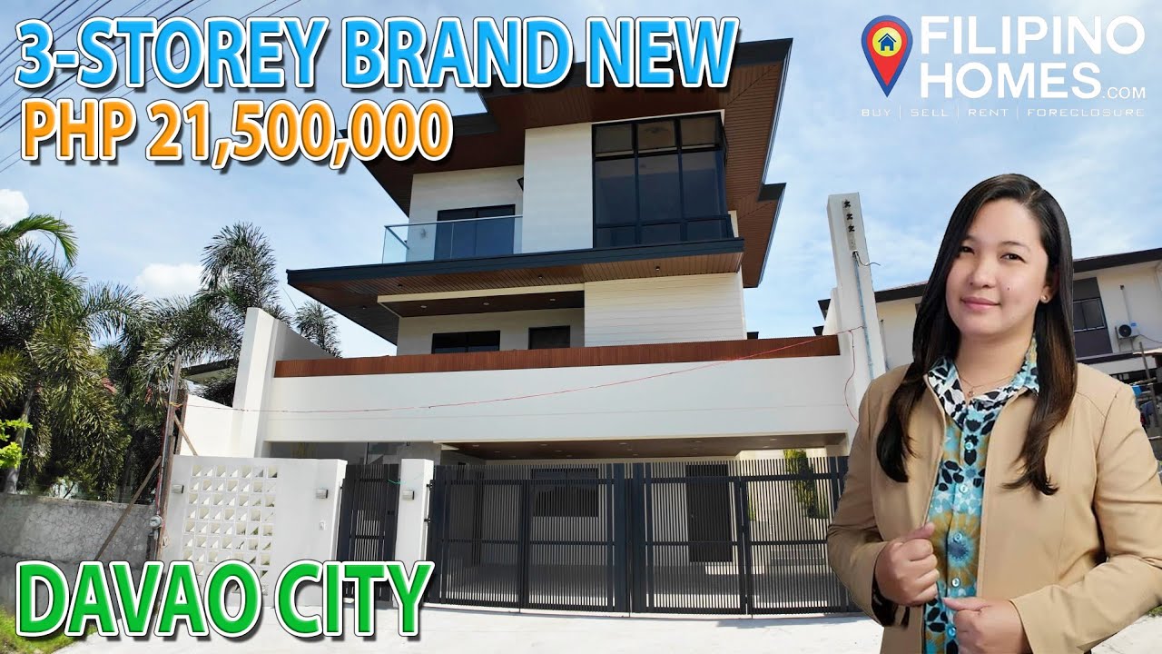 ELEGANT 3-STOREY BRAND NEW HOUSE FOR SALE | BUHANGIN | DAVAO CITY | 2025