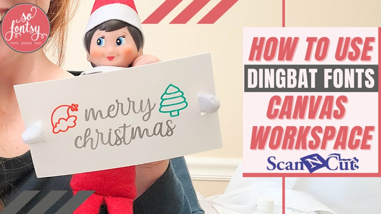 😍 How to Use Dingbat Fonts in Brother Canvas Workspace with your Scan N Cut