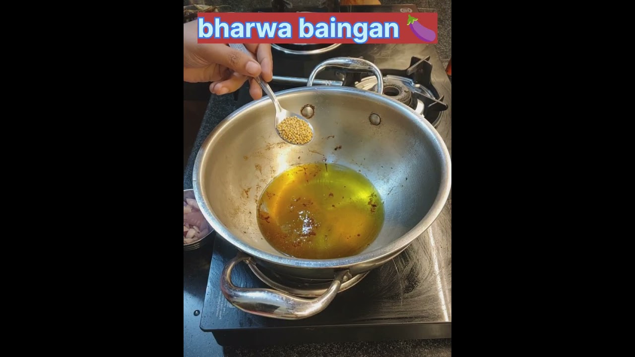 Bharwa baingan 🍆😋 you must try once👈 #food #cooking #foodie @BristiHomeKitchen 
