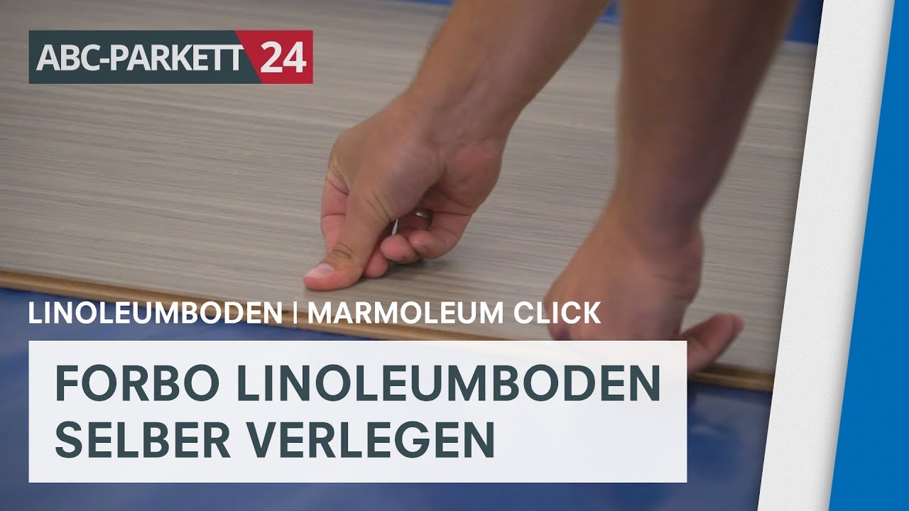 Forbo Linoleum Marmoleum Click selber verlegen