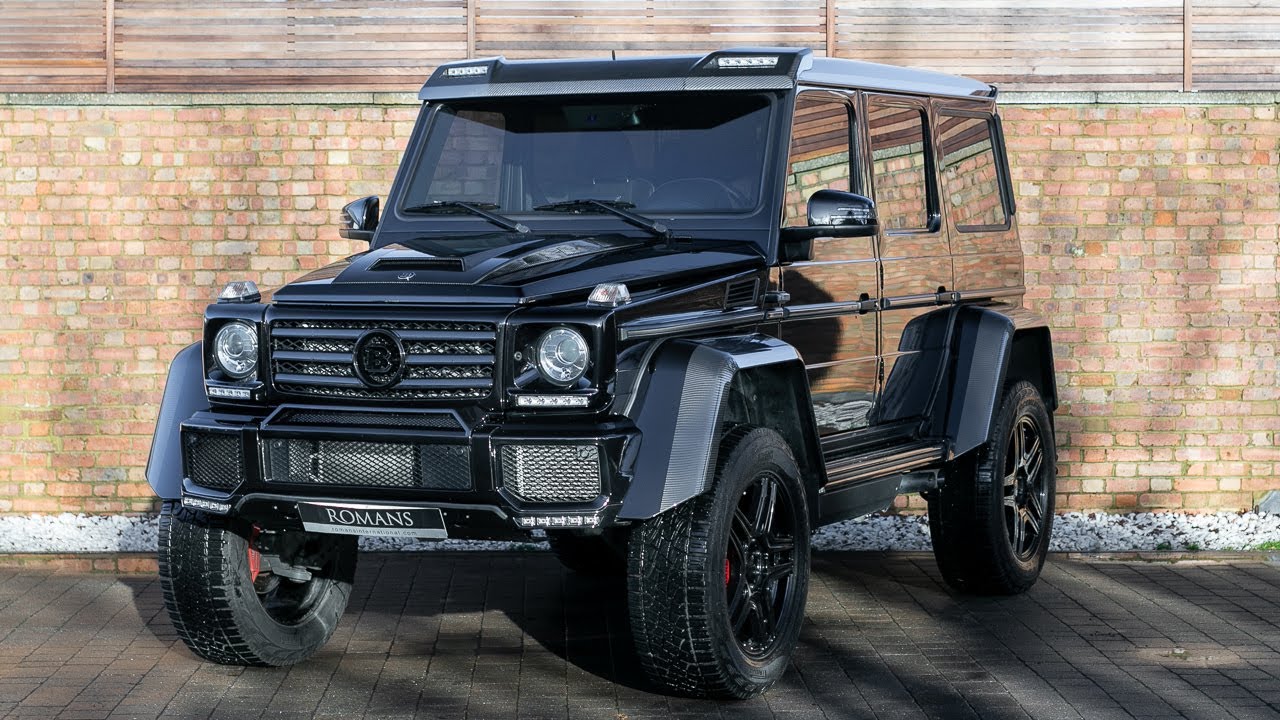 2016 Mercedes-Benz G500 4x4² Brabus - Obsidian Black - Walkaround, Interior - High Quality