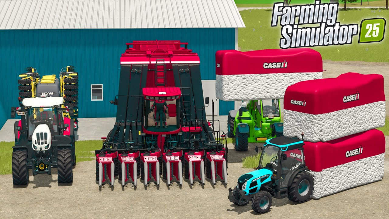 INSANE Cotton Harvest with CASE IH Farming Simulator 25