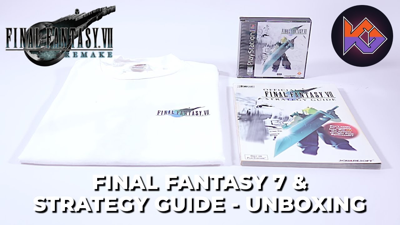 Final Fantasy 7 + Official Strategy Guide [PS1] Unboxing | Kambalistic Gamerz | Episode #8