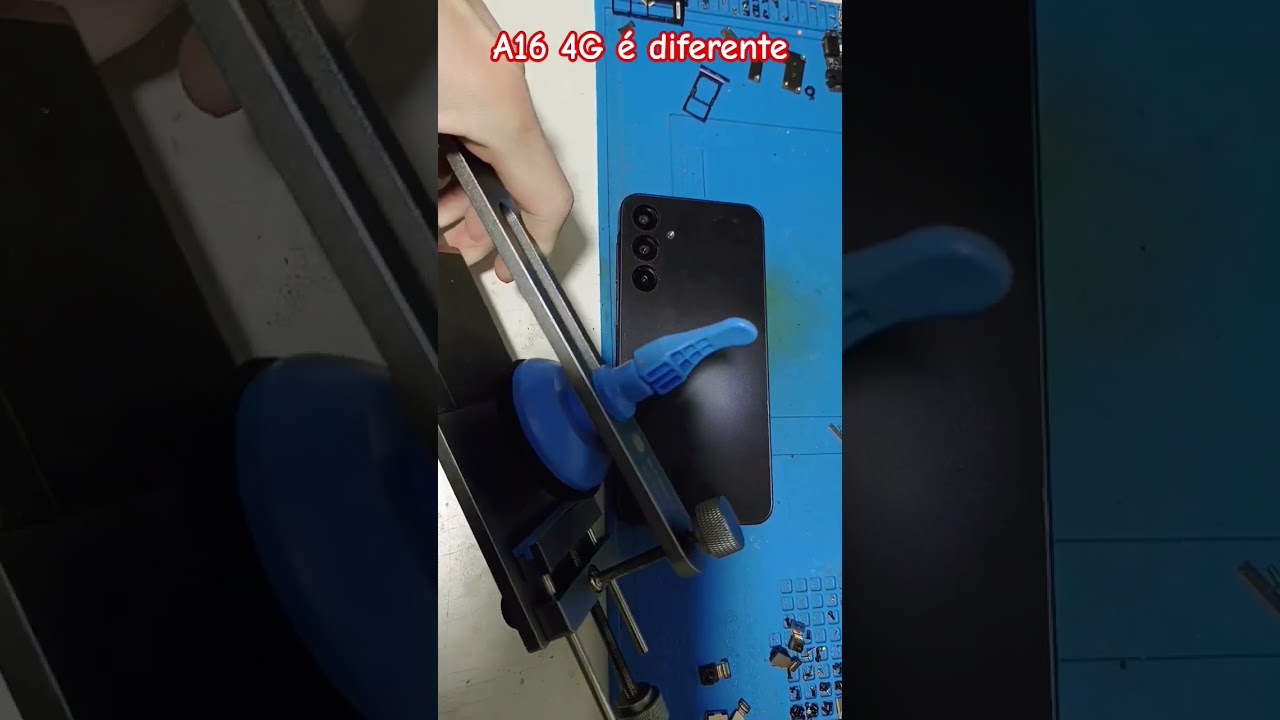 Como Abri Samsung A16 4G/ A165 - Tampa #tirar #remover #descolar