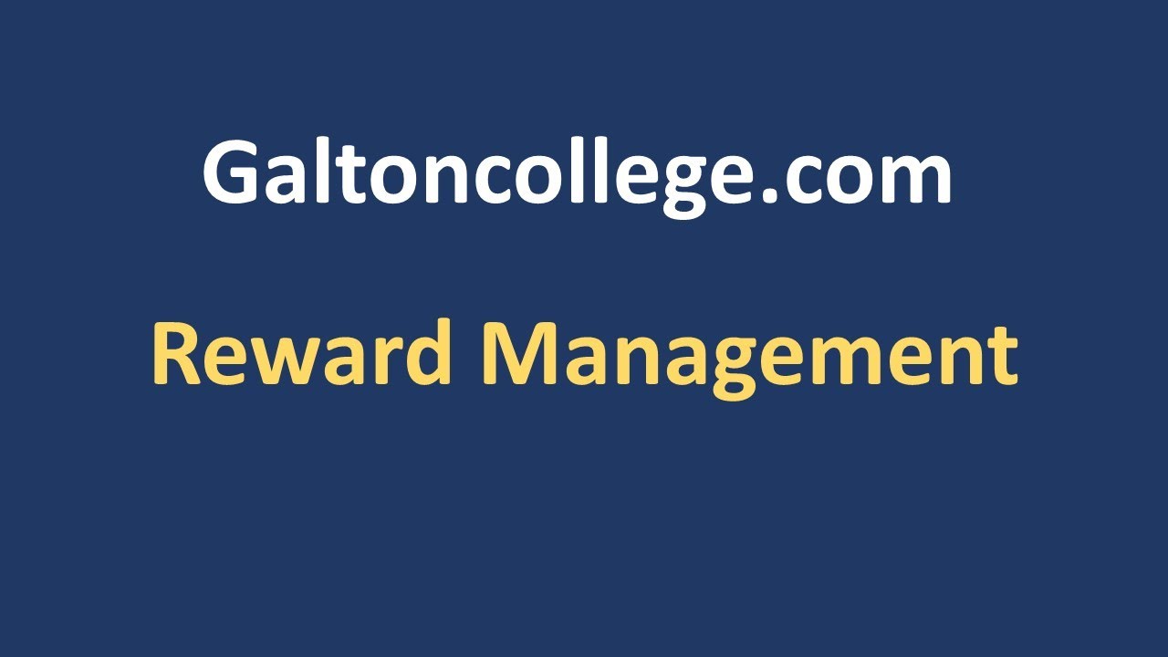 Reward Management