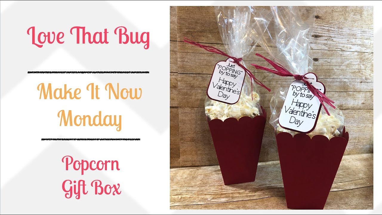 Cricut Explore Popcorn Gift Box