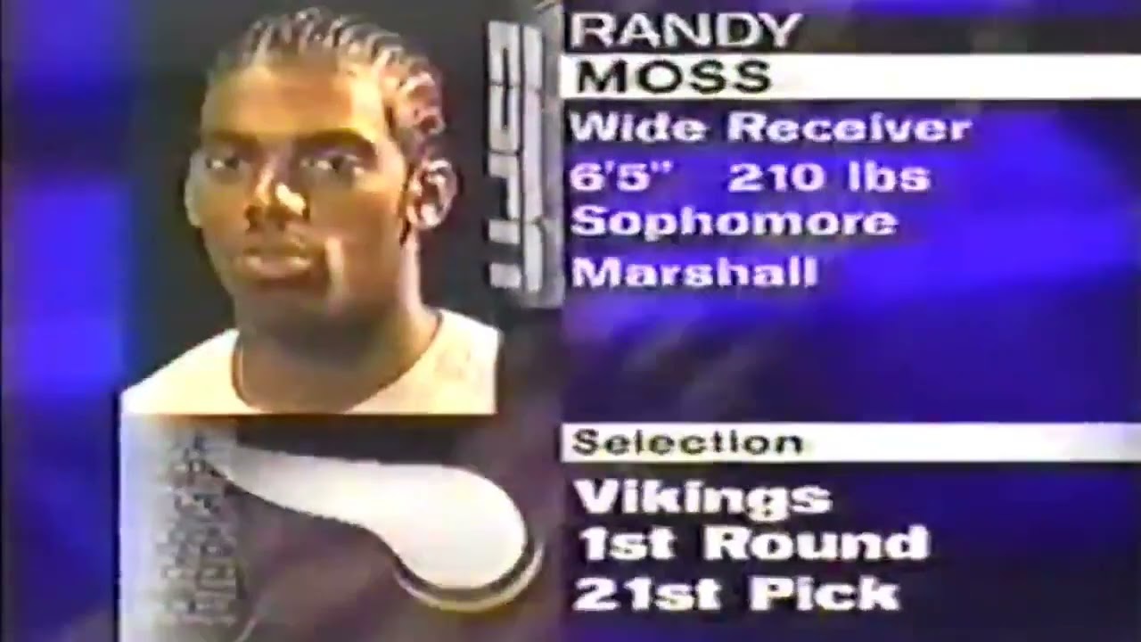 Vikings Select WR Randy Moss (1998 NFL Draft)