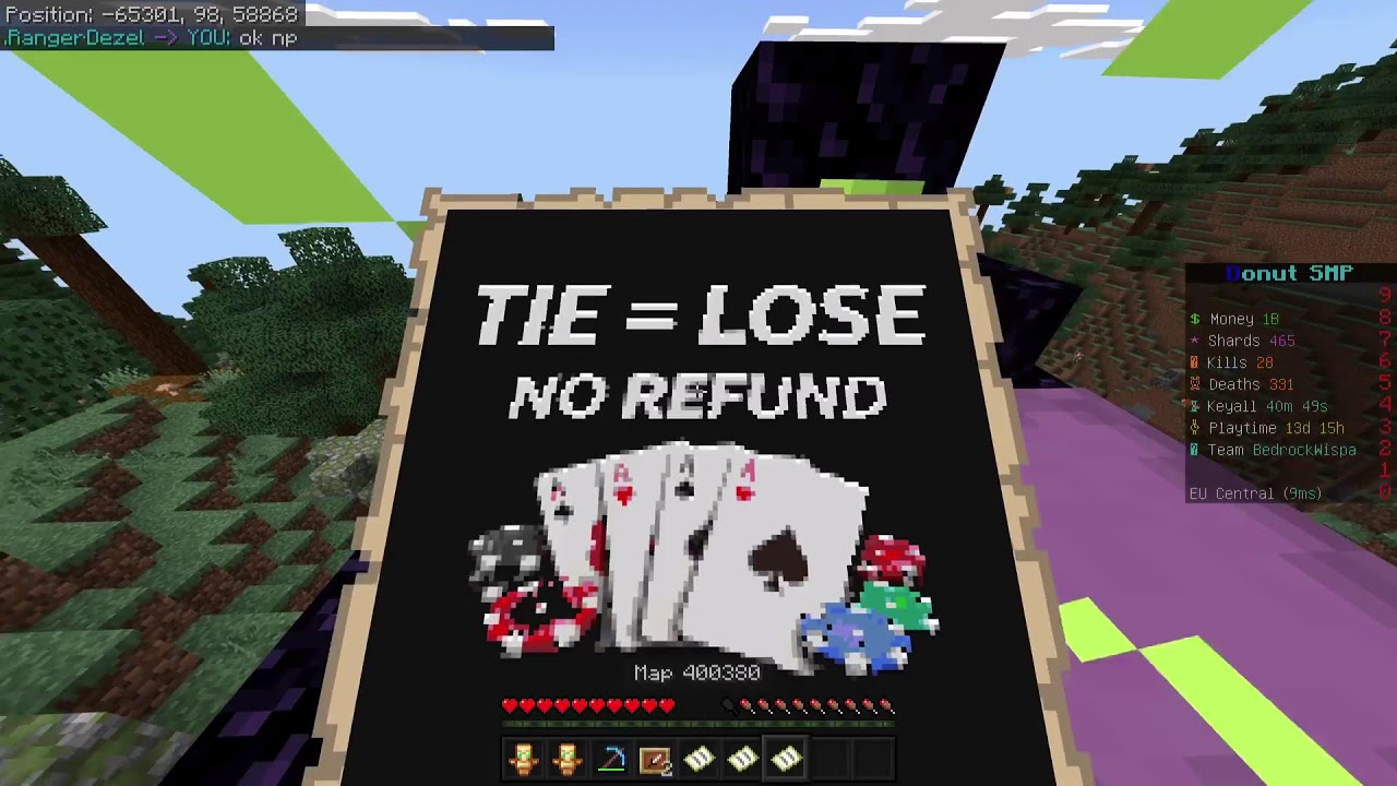 DONUT SMP TRADING 0 - 1B WE HAVE A DRAGON HEAD JOIN TO TRADE