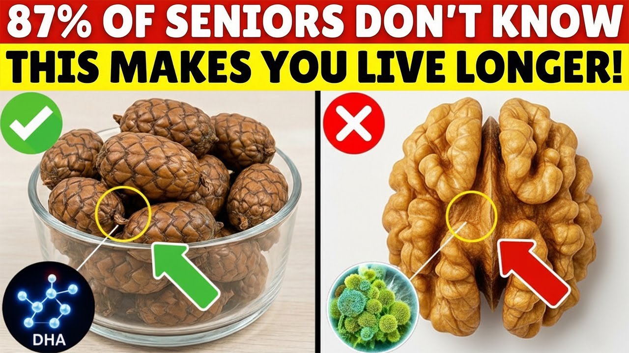 Over 60? Eat THESE 4 Nuts & NEVER Touch These 4 Again! They Destroy Your Health