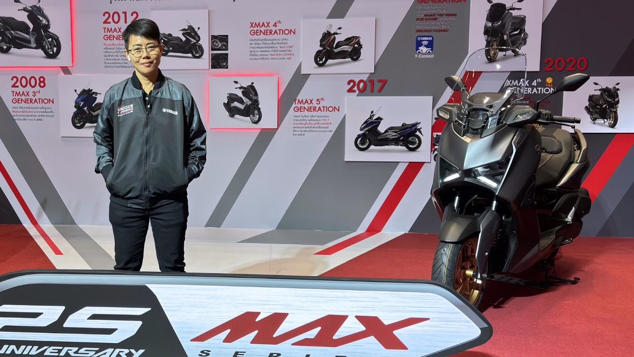 บรรยากาศงานเปิดตัวรถ ฉลอง 25 ปี YAMAHA