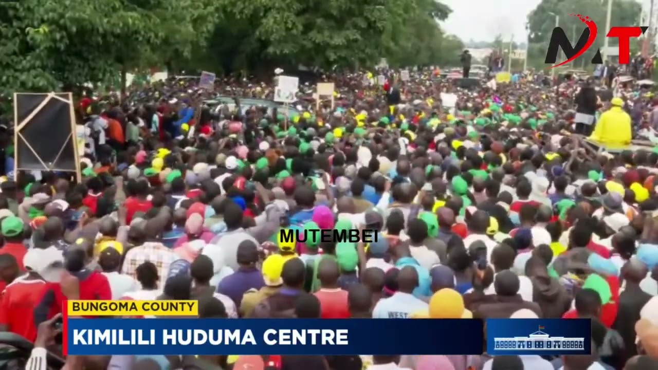 ATI GACHAGUA ANASEMA NIMEKONDA! RUTO LAUGHS AT GACHAGUA IN BUNGOMA!!!