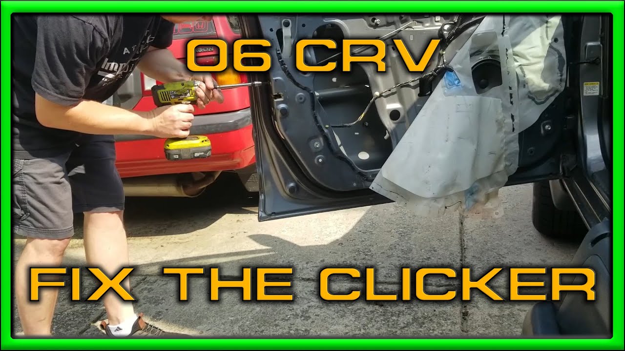 2006 Honda CRV Replacing The Driver Door Lock Actuator (2nd Gen Honda CRV 02-06 )