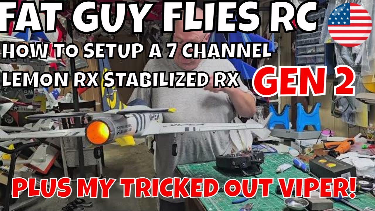 HOW TO SETUP LEMON RX GEN 2  7 CHANNEL STABILIZED RX by FGFRC