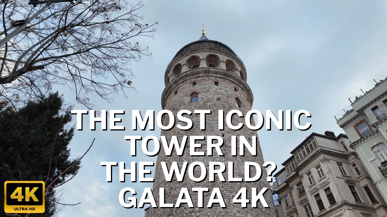 The Most Famous Street in the World? Galata Tower to Istiklal | 4K 60FPS 2026