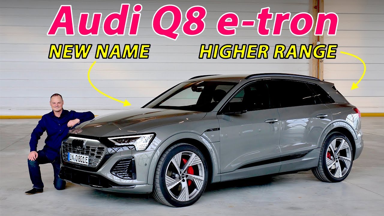 new Audi Q8 e-tron vs SQ8 Sportback etron REVEAL - striking back against BMW iX and EQE SUV