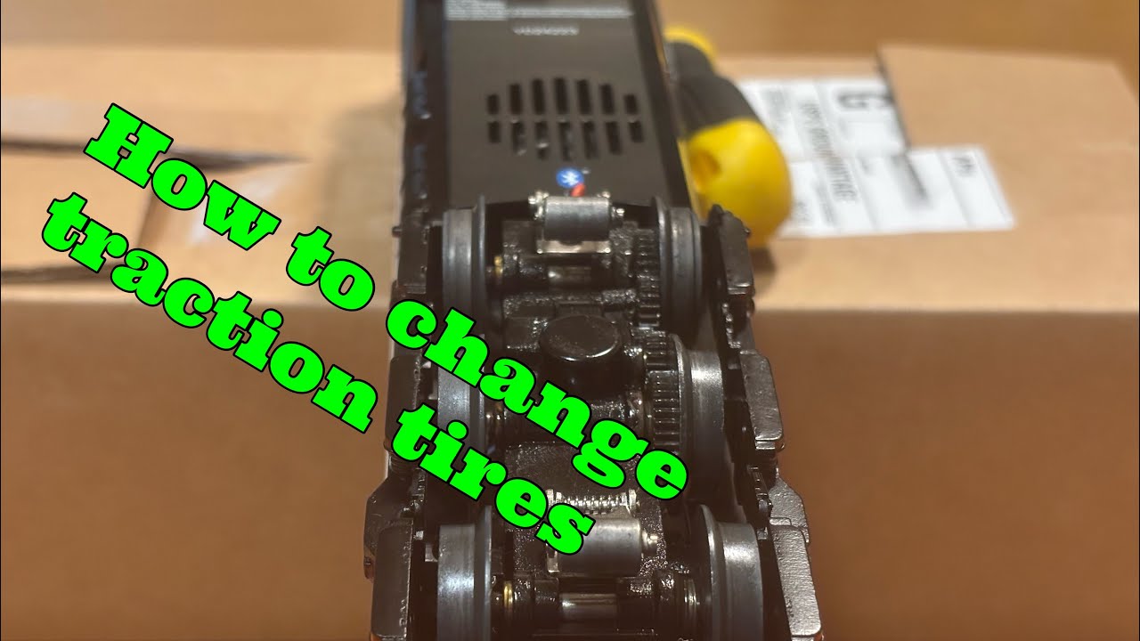 How to change traction tires on a lionel diesel locomotive #train #how #lioneltrains #modeltrains 